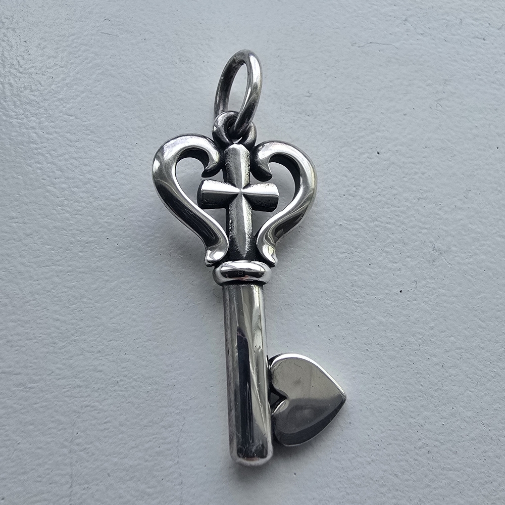James Avery Key of Faith Charm
